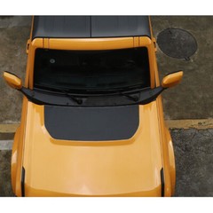 Car Front Engine Hood Sticker Decal Cover Trim For Ford Bronco 2021+ Black Parts