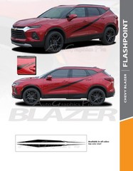 2019-2024 Chevy Blazer Door Stripes FLASHPOINT Side Body Decals Vinyl Graphics