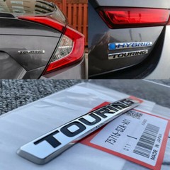 NEW Chrome TOURING REAR TRUNK BADGE EMBLEM FOR HONDA CRV HRV ODYSSEY STICKER