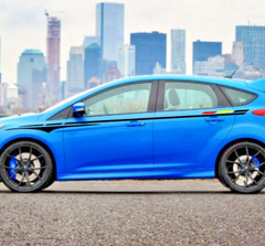 Car Decal Stirpes Racing 116” for Focus Fiesta Vinyl Upper Door Stickers CB182