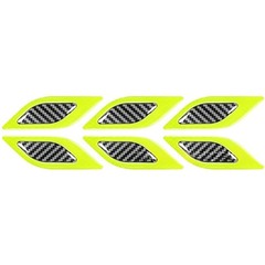 Green-Black Car Door Handle Bowl Anti-Scratch Sticker Protector Trim