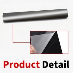 Car Auto Sticker Film Genuine Metal Silver Vinyl Wrap Decal Bubble Free Sheet