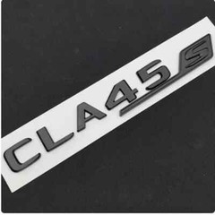 3D ABS Chrome For CLA 45 S AMG C117 C118 CLA45S TURBO Car Trunk Badge Emblem