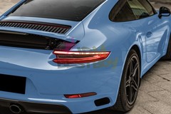 ESSMO PET Super Gloss Porcelain Blue Vehicle Vinyl Wrap Decal Glossy Like Paint