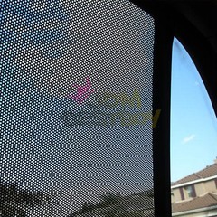 【One Way Vision】 White Perforated Print Media Vinyl Window Sticker Sheet Film
