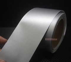 Air Release Silver – Matte Car 3D Leather Grain Texture Vinyl Wrap Sticker AB