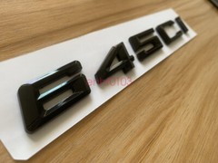 Gloss Black 3D ABS Letters Trunk 645ci Emblem Rear Badge for BMW 2017-2022 645ci