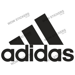 Adidas Sticker decal Car van Laptop man cave Skateboard (Choose colour)