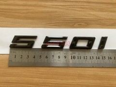 Gloss Black 3D ABS Letters Trunk 550i Emblem Rear Badge for BMW 2017-2022 550i