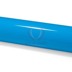 High Gloss Sky Blue Glossy Car Vinyl Wrap Sticker Decal Sheet Film Air Release