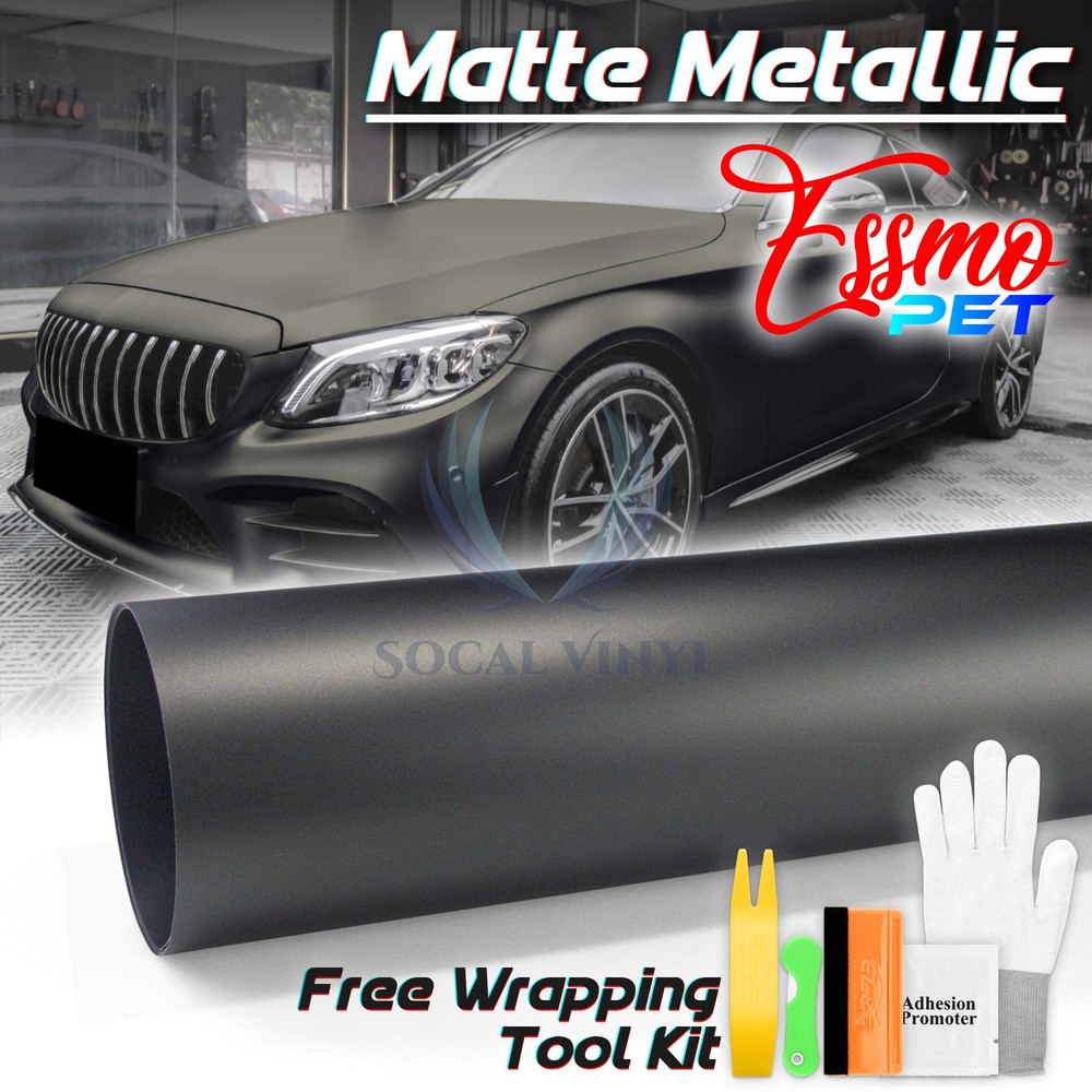 ESSMO PET Matte Metallic Mysterious Green Car Vehicle Vinyl Wrap Decal Sticker