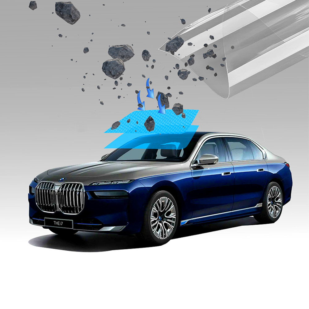 TPU PPF Clear Gloss Paint Protection Film Invisible Scratches Shield 8.5mil Bra