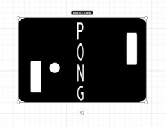 Pong Custom Vinyl Multi Layer Sticker | Size 6×4 Inches | Video Game sticker!