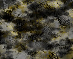 Camo Chameleon “Black and Yellow” Wrap Vinyl Roll Sheet 3M – Many Sizes