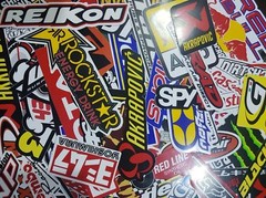 50 Mixed Random Stickers Motocross Motorcycle Car ATV Racing Helmet Decal Bike