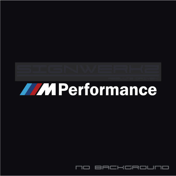 M Performance Decal Sticker logo m power M2 M4 M3 M6 M8 X3M Multi color BMW Pair