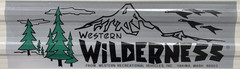 Wilderness 1977 Vintage Travel Trailer Reproduction Canned Ham Decal Set of 2