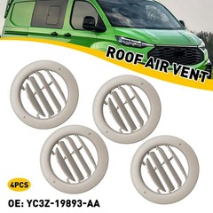 4Pcs 2Pair Fits Ford Roof Air Vent Louvre 15-25 Transit YC3Z-19893-AA 4-12X