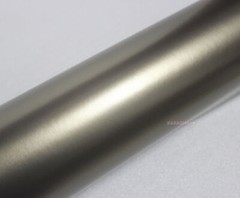 Air Release Car Satin Chrome Glitter Pearl Metal Vinyl Wrap Sticker Dark Gold AB