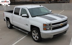 2014-2015 Chevy Silverado RALLY 1500 3M Vinyl Hood Tail Stripe Decals Graphic