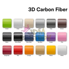 *12″x60″ 3D【Carbon Fiber Vinyl】Vinyl Wrap Textured Sticker Decal For Car Laptop