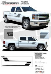 2000-2018 GMC Sierra Speed XL 3M Pro Vinyl Side Door Stripes Decals Graphics