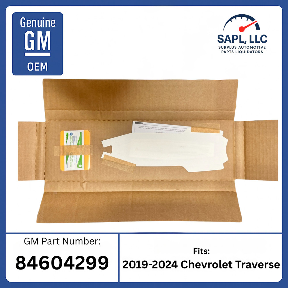 OEM GM 2019-2024 Chevy Traverse Red Line Mirror Decal Sticker 84604299