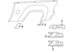 Genuine GM Pickup Box Side Rear Decal 25798302