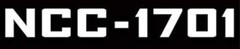 STAR TREK NCC-1701 Decal Vinyl Car Window Sticker ANY SIZE