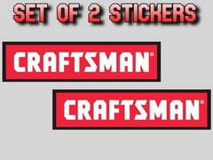 CRAFTSMAN TOOLS DECAL STICKER VINYL USA TOOLBOX VEHICLE TRUCK WINDOW WALL CAR