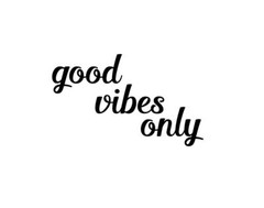 Good Vibes Only Decal Vehicle Window Sticker 2535