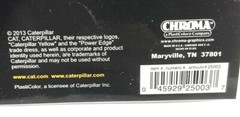 Caterpillar CAT Decal Sticker Chroma 25003 (Sheet of 4)