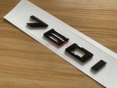 Gloss Black 3D ABS Letters Trunk 760i Emblem Rear Badge for BMW 2017-2022 760i
