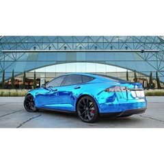 Avery Dennison SF100 Conform Chrome Blue Flexible Vinyl Car Wrap Film | 256-S