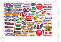 100 + Racing Decals Stickers Drag Race Nascar High Quality Vinyl FREE SHIP