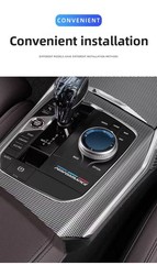 3D M Metal Emblem Badge Car Sticker for BMW Interior Trim Decoration 2PCS