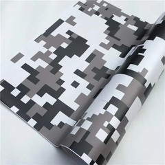 Camouflage Camo Shadow BLACK Vinyl Auto Car Wrap Film Sticker Decal Roll