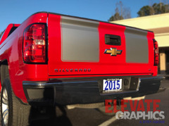 2014-2015 Fits Chevy Silverado Rally Hood Stripes Vinyl Graphics Decals Stickers