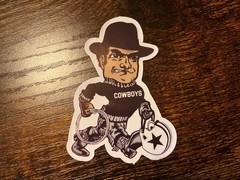 Motorcycle Sticker for Helmets or toolbox #13,432 Dallas Cowboys