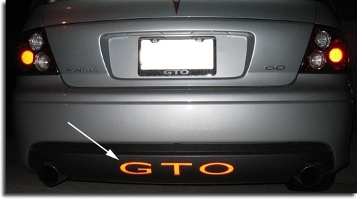 Rear Bumper Inlay Decals – 2004-2006 GTO