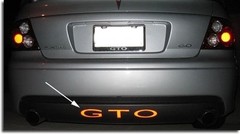 Rear Bumper Inlay Decals – 2004-2006 GTO