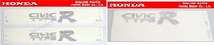 HONDA EK9 CIVIC TYPE-R “WHITE” Side & Rear Tail Gate Decal Sticker OEM JDM CTR