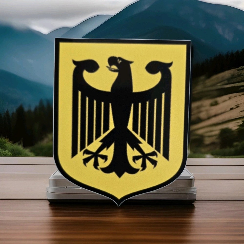 Deutschland Germany Sticker Decal Vinyl eagle GERMAN euro Racing car truck 3″X4″