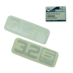 Genuine Side Vent Sticker Decal 3.2 6 AUTO Silver For Ford Ranger 2012 2018