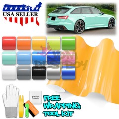 *Premium Gloss Glossy Vinyl Wrap Car Vehicle Sticker Decal Film Air Bubble Free