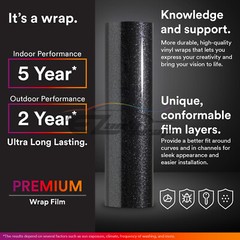 Premium Gloss Glitter Metallic Sparkle Vinyl Wrap Sticker Film Bubble Free Film
