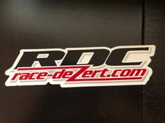 Race-Dezert Baja Racing RACES CLASSIFIEDS 7″X2″ STICKER