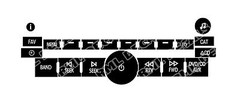 50 Piece GM CHEVROLET Sierra Silverado Tahoe Stereo Radio Button Repair Decals