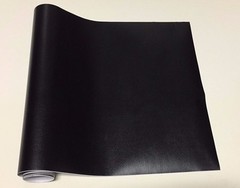 Black Faux Leather Texture 5FT x 5FT Vinyl Car Wrap Film Sticker Decal Sheet