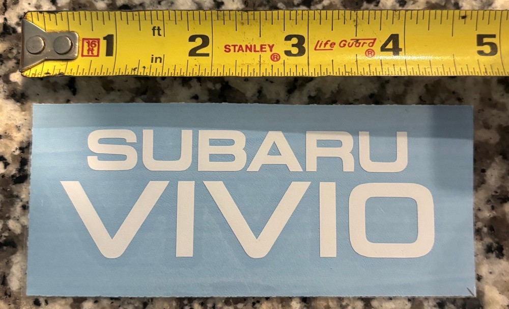 Subaru VIVIO DECAL